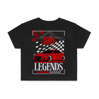 V37 Skyline / Infiniti - AS Colour Womens Crop Tee Thumbnail