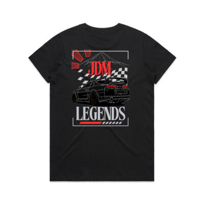 Toyota Supra Mk 4 - AS Colour Womens Maple Tee Thumbnail