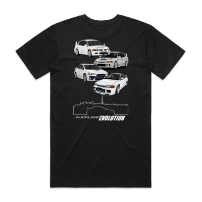 Auckland Evolution T-shirt (back print only) Thumbnail