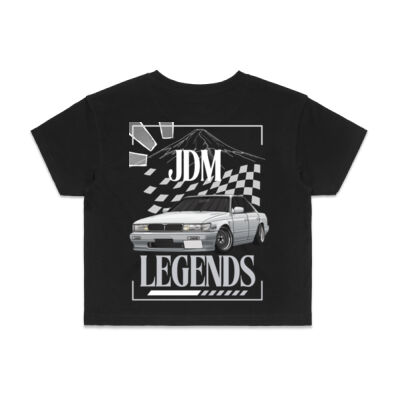 Nissan C33 Laurel - AS Colour Womens Crop Tee Thumbnail